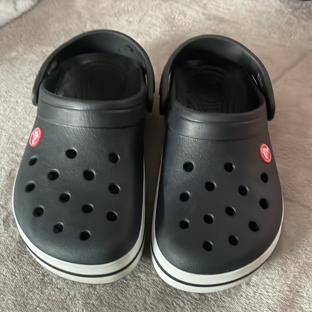 Kids black crocks